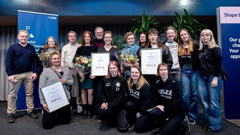 LKAB:s stipendiater 2024 gick till Studio Strössel i Gällivare, Luleå Roller Derby och Soutujärvibygden i utveckling.