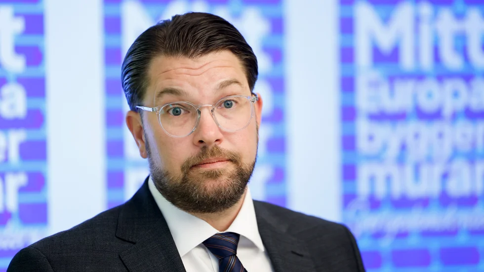 Sverigedemokraternas partiledare Jimmie Åkesson. Arkivbild.