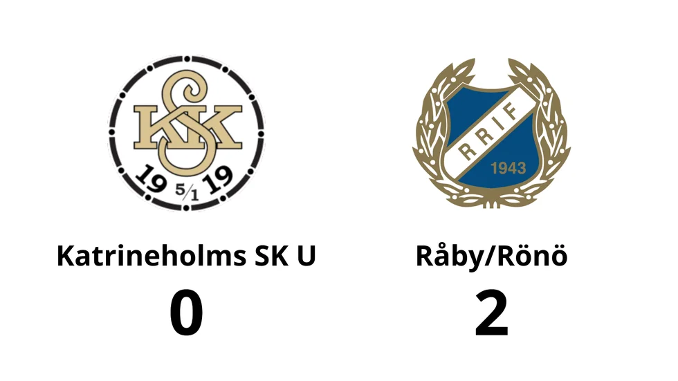 Katrineholms SK U förlorade mot Råby-Rönö IF