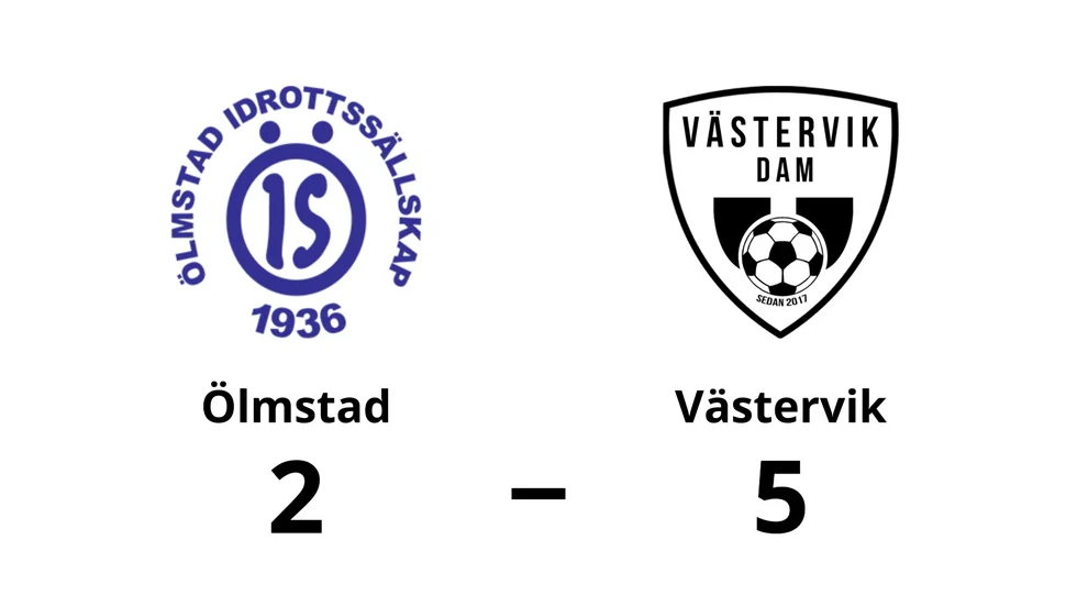 Ölmstads IS förlorade mot Västerviks damfotboll IF