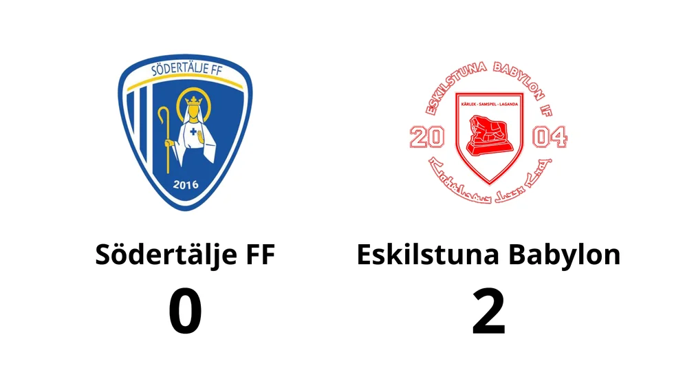 Södertälje FF förlorade mot Eskilstuna Babylon IF
