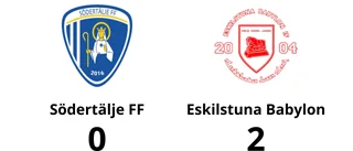 Eskilstuna Babylon tog kommandot från start mot Södertälje FF