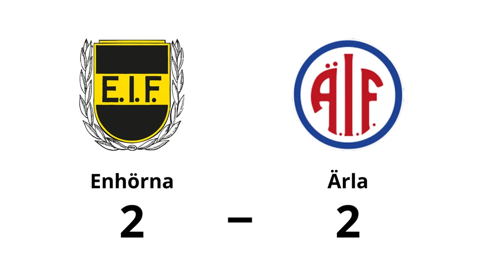 Enhörna IF spelade lika mot Ärla IF