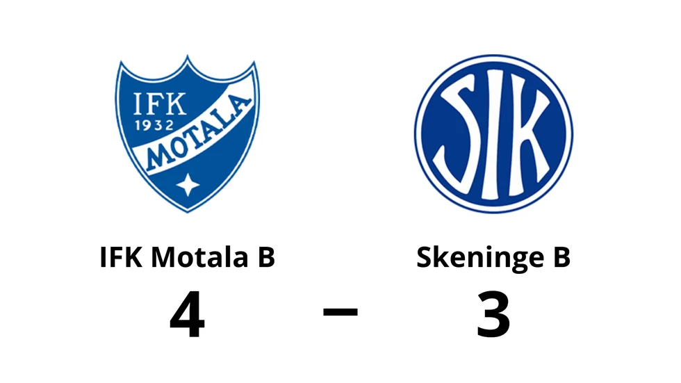 IFK Motala FK B vann mot Skeninge IK B