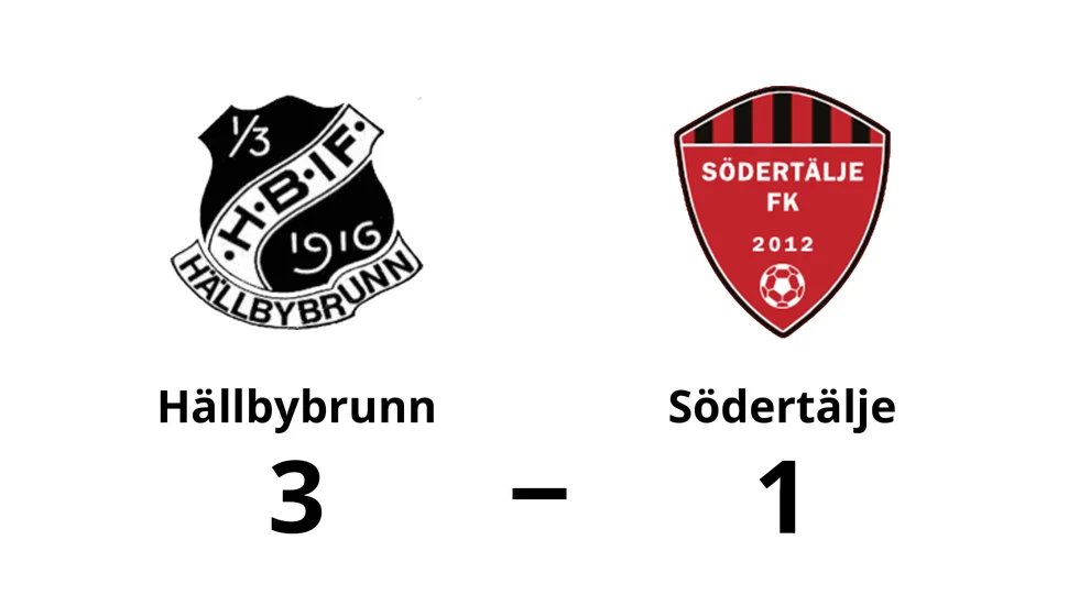 Hällbybrunns IF vann mot Södertälje FK