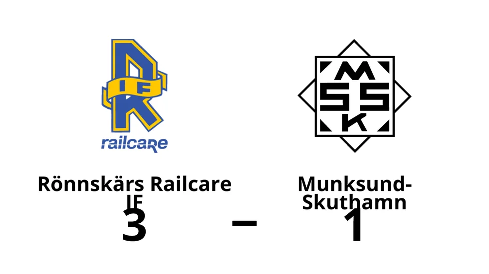 Rönnskärs Railcare IF vann mot Munksund/Skuthamns SK