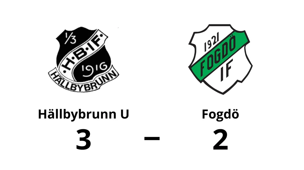 Hällbybrunns IF U vann mot Fogdö IF