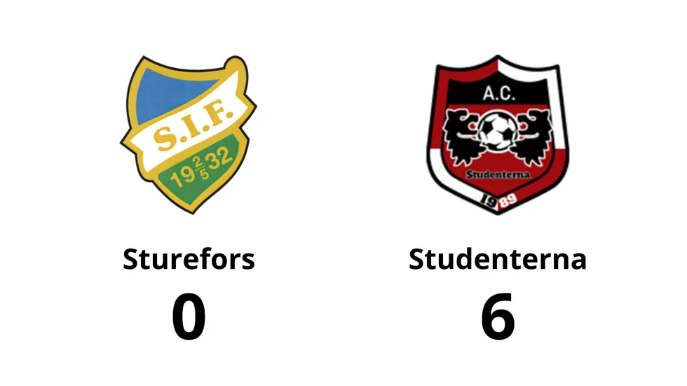 Sturefors IF förlorade mot AC Studenterna