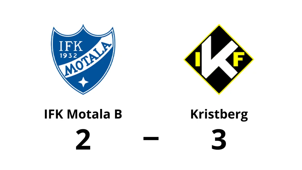IFK Motala FK B förlorade mot Kristbergs IF