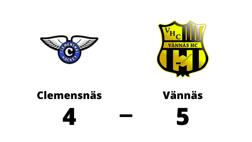 Clemensnäs HC förlorade mot Vännäs