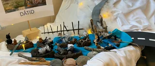 Rönnskolans gjorde en fin utställning om Piteå kyrka