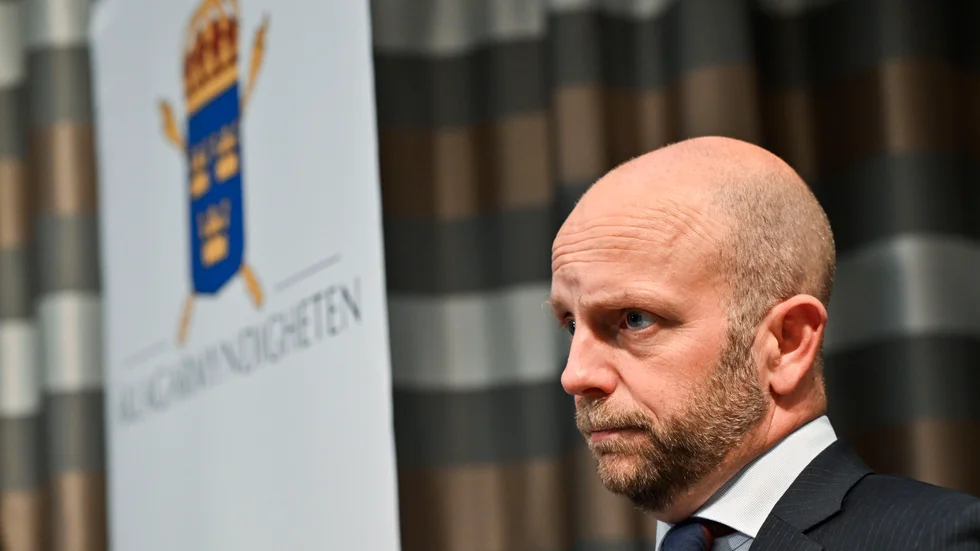 Åklagare Henrik Olin har yrkat att mannen ska dömas till 4,5-5 års fängelse för grov olovlig underrättelseverksamhet mot Sverige och grov olovlig underrättelseverksamhet mot främmande makt. Arkivbild.