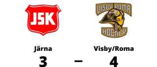 Knapp seger för Visby/Roma mot Järna