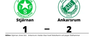 Segerlös svit bröts när Ankarsrum vann mot Stjärnan
