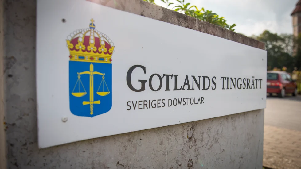 Gotlands tingsrätt dömer kvinnan för vårdslöshet i trafik.
