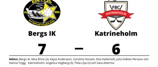 Bergs IK segrade över Katrineholm i förlängningen