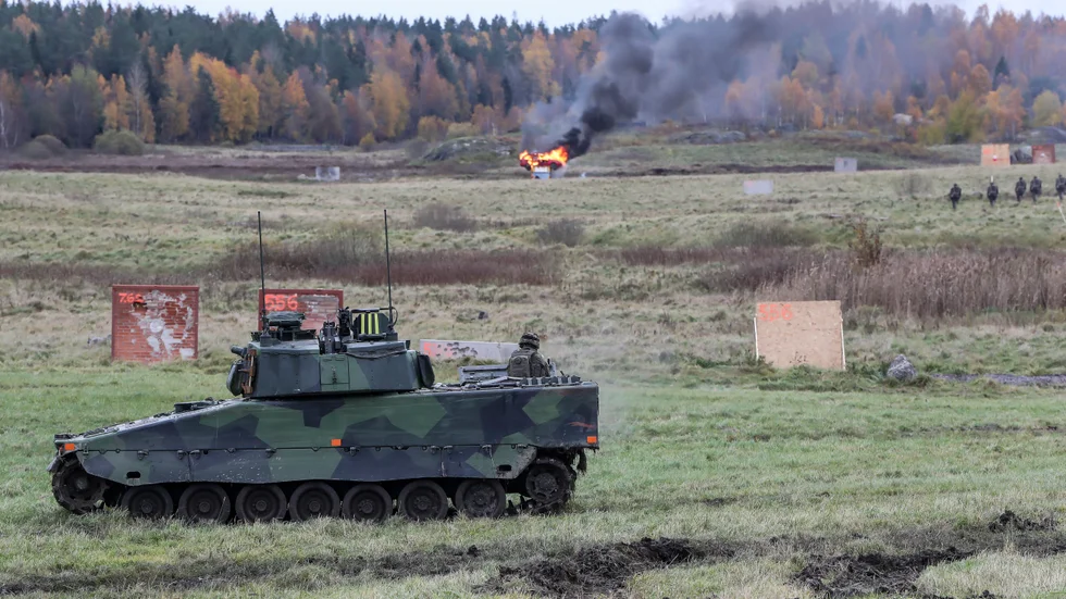 Markstridsskolan i Kvarn är en plats där kritiker menar att kärnvapen skulle kunna hamna efter avtalet med USA. 