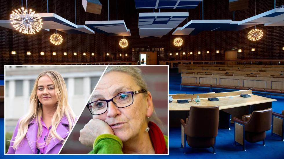 I ett replikskifte debatterar Kata Nilsson (S), kommunalråd och Brith Fäldt (V), fullmäktigeledamot.