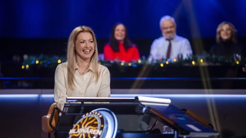 Umeåbon Johanna Rönnberg kunde åka hem med en rejäl slant efter äventyret i Heta stolen.