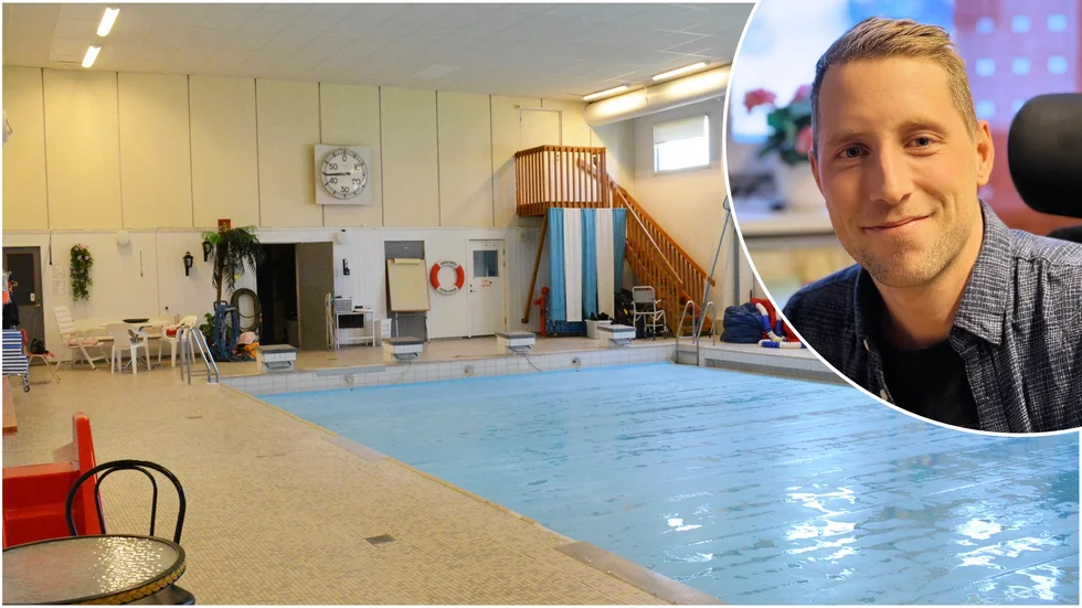 Simhallen i Malå byggdes 1967 och har stått tom och öde sedan den stängdes i början på 2018. Men om Olle Ögren får som han vill och allt går som det är tänkt ska det bli ändring på det till hösten
