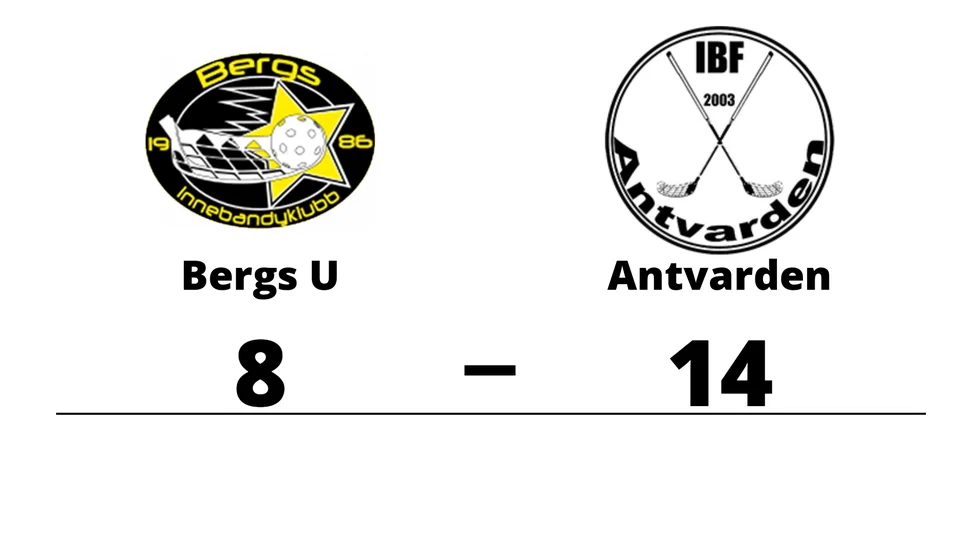 Bergs IK U H3 förlorade mot IBF Antvarden