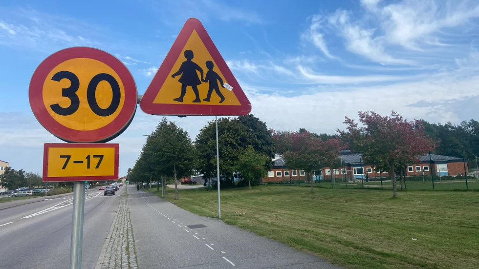 På Gillbergavägen utanför Fröslundaskolan körde 23 procent av bilisterna för fort. 
