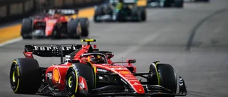 Verstappens svit bruten – Ferrariseger i Singapore