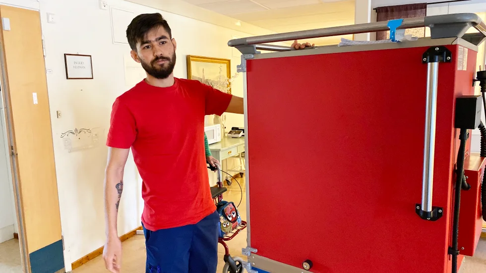 Ghader Shafai, 24, has received rejection after rejection from the Migration Agency (Migrationsverket) for his asylum application. Now, an application for a work permit is his last hope.