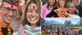 Västerviksbördige Martin och dottern Lucie byggde skola i Nepal