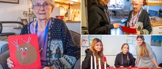 Hemtjänsten delade ut julhälsningar från förskolebarnen