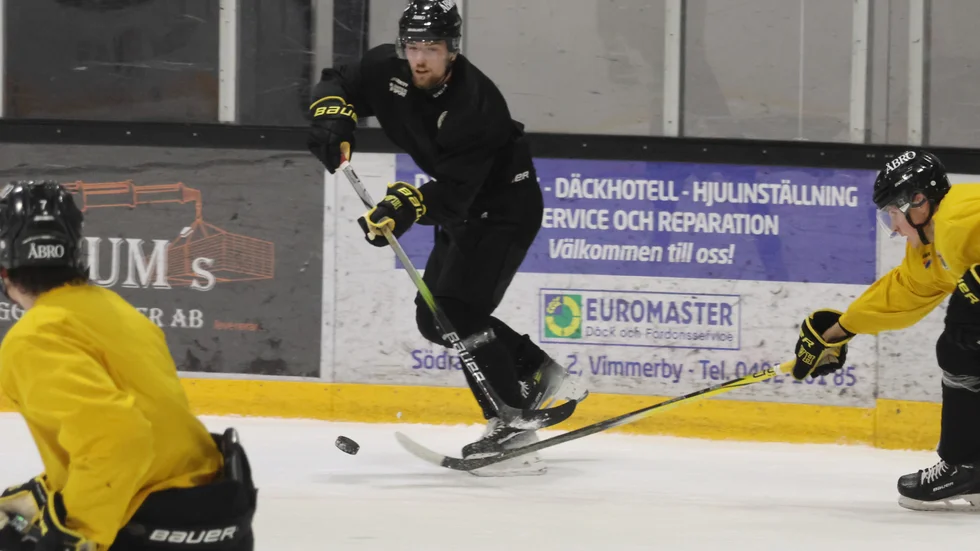 Jakob Heljemo gjorde sin första träning med VH på måndagen.