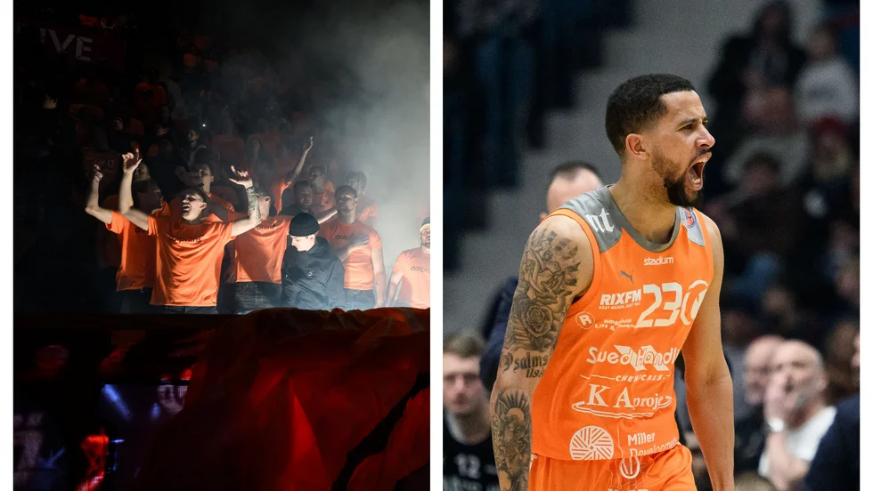 Upp mot 500 personer stöttade Dolphins på plats. Då tände Marcus Tyus till extra med en titel i potten. 