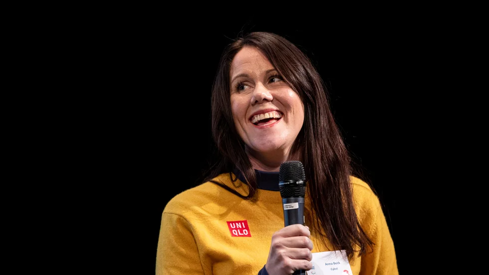 Anna Beck tog VM-guld. Arkivbild.