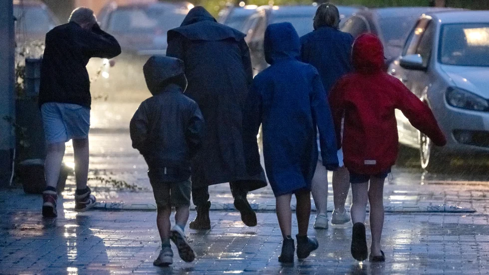 SMHI uppgraderar sin tidigare gula varning till en orange varning för vissa delar av länet.