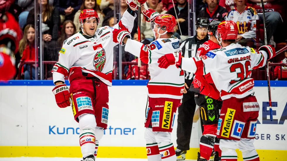 Tidigare VIK-backen Daniel Brickley har fått en bra start på sin SHL-sejour.