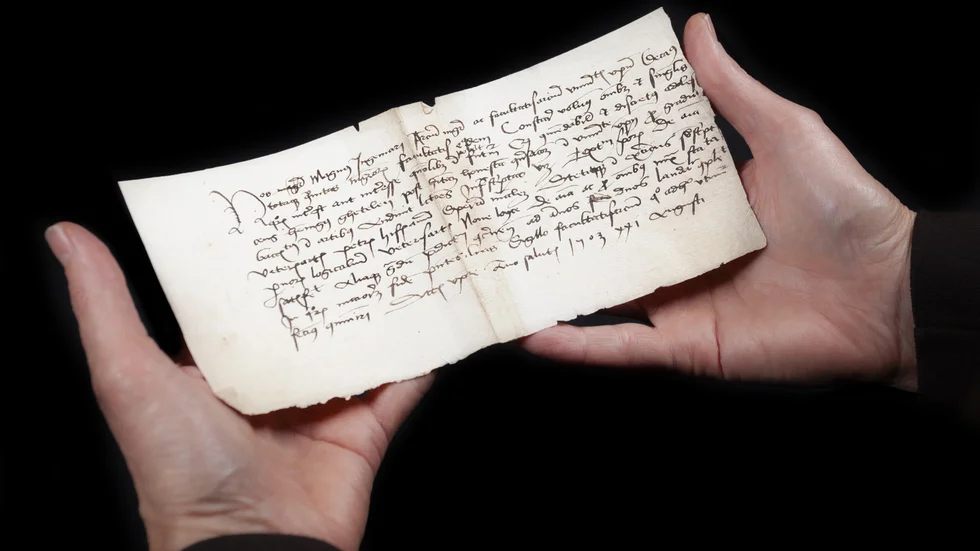 Så här ser det 520 år gammalt studieintyget från Uppsala universitet ut. Från sommaren 2024 kan det troligen ses på Gustavianum.