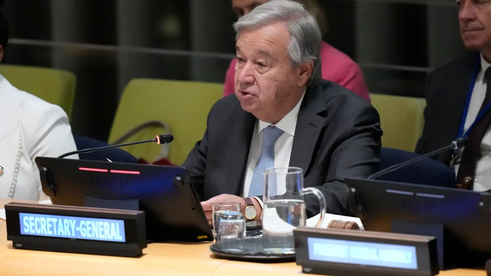 FN:s generalsekreterare António Guterres. Arkivbild.