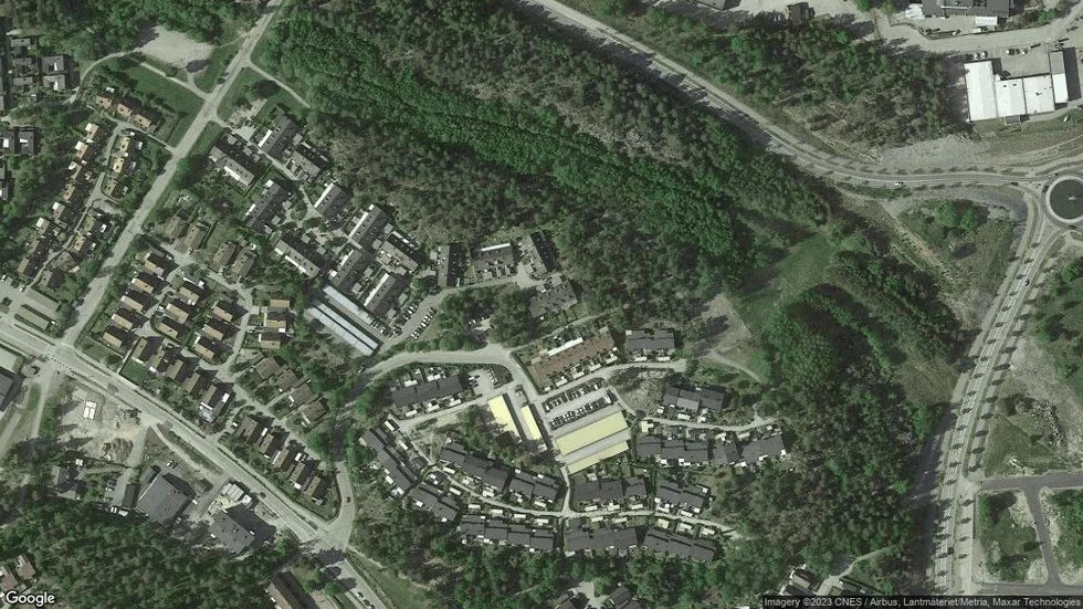 Området kring Tranbärsstigen 27B