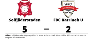 Seger med 5-2 för Solfjäderstaden mot FBC Katrineh U