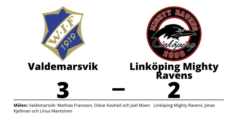 Valdemarsviks IF vann mot Linköping Mighty Ravens HC