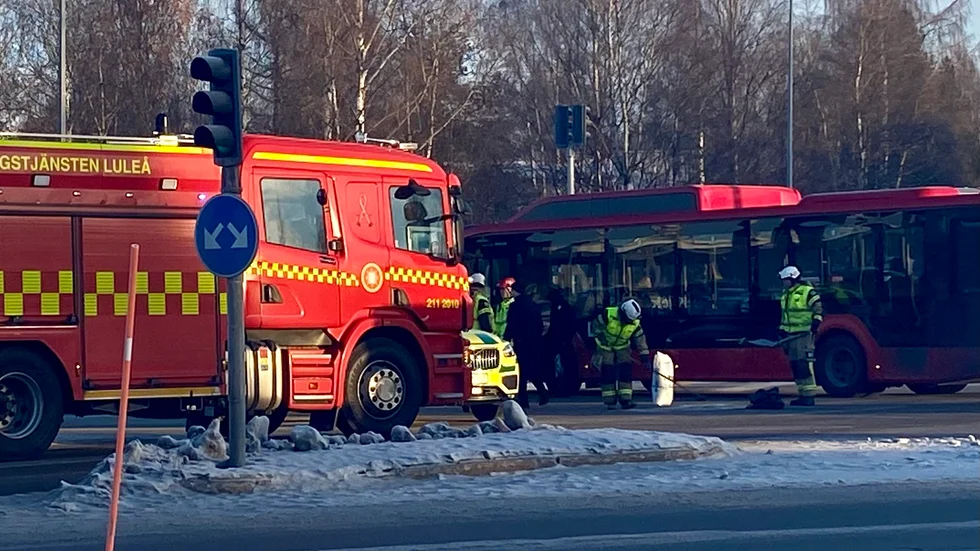 Krock på Svartövägen.