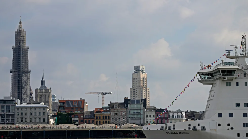 Den mördade kvinna hittades i den belgiska staden Antwerpen. Arkivbild.