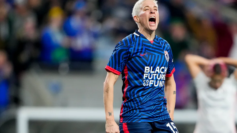 Fotbollskarriären närmar sig nu sitt slut för Megan Rapinoe. Arkivbild.