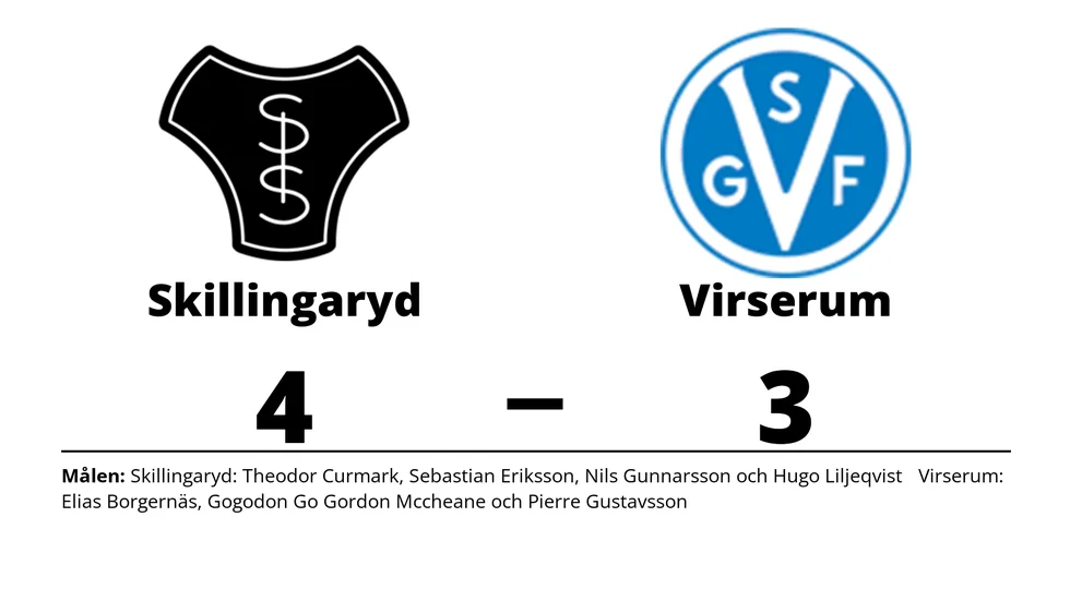 Skillingaryds IS vann mot Virserums SGF