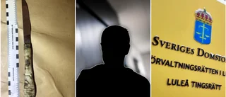 Polisens insatsstyrka grep knivbeväpnad och hotfull Piteåbo 