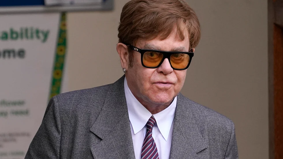 Elton John vittnade till Kevin Spaceys försvar. Arkivbild.