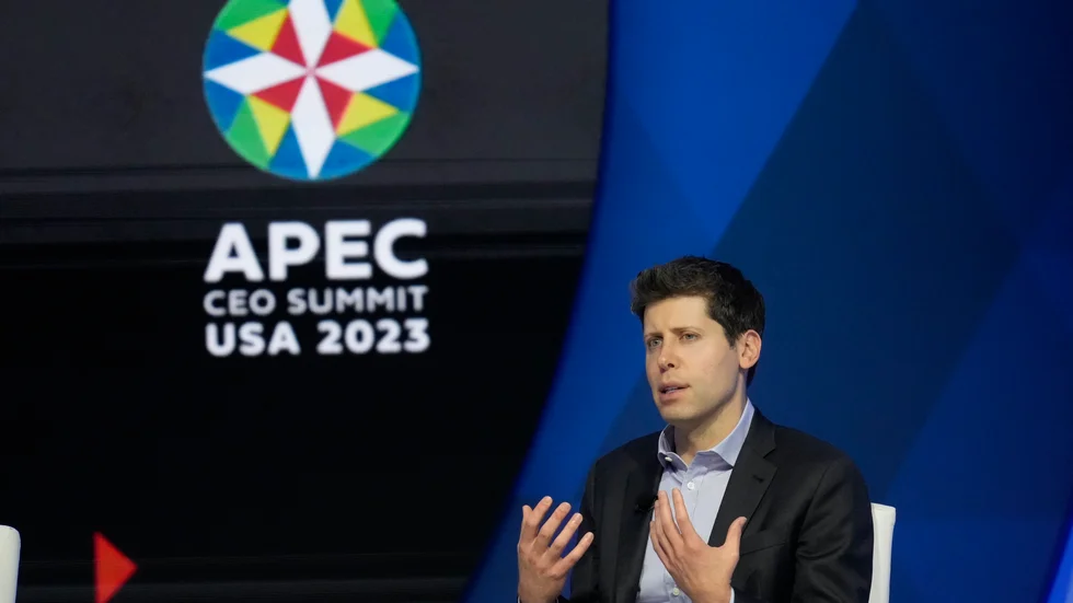 Hot? Open AI:s vd Sam Altman fick i höstas sparken som vd men återfick sedan sitt jobb efter omfattande protester. 