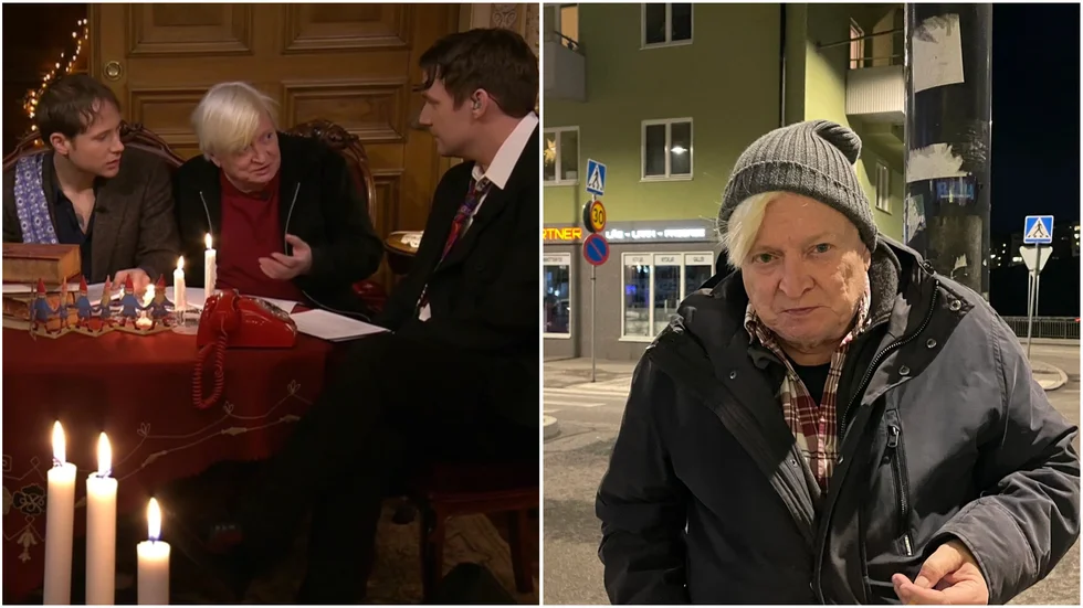 Stig Larsson medverkade i SVT:s uppesittarkväll "Cyklopernas land".