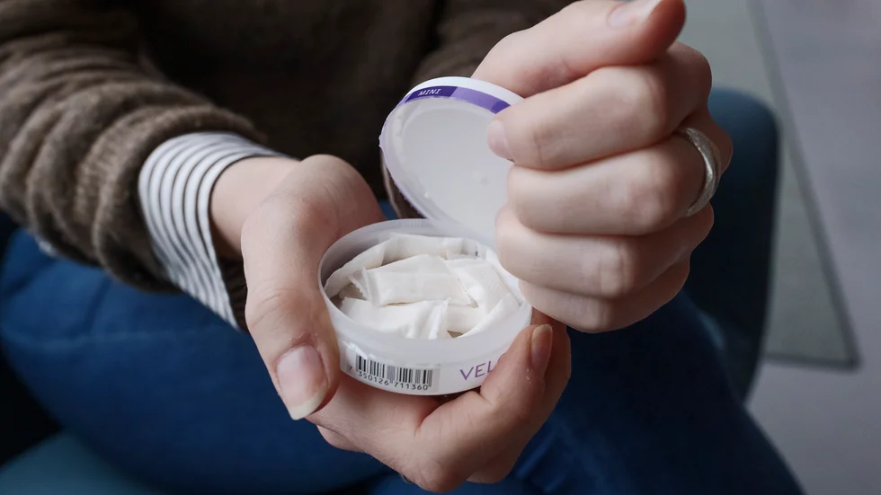 Vitt snus blir allt populärare. Arkivbild.