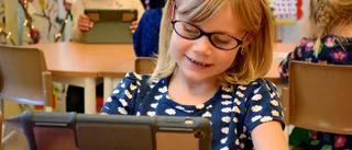Förskolebarn fick egna lärplattor